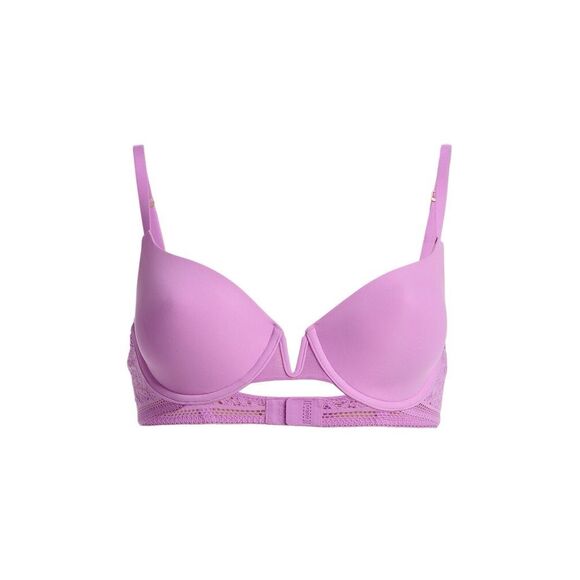 NWT Wolford Straight Laced Demi Cup Bra 75D 34D Orchid - Picture 4 of 15
